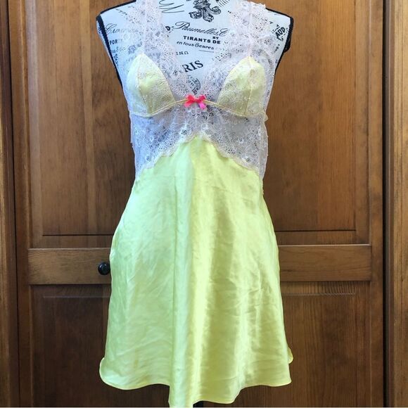 Victoria's Secret Other - Victoria’s Secret Yellow Slip Dress
